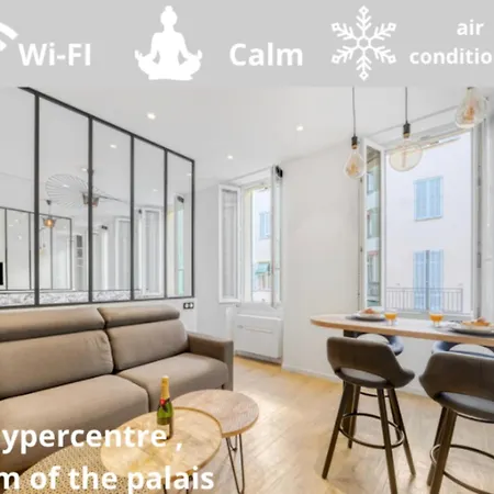 F2 Rue Saint Honore L, Hypercentre Proche Du Palais Des Festivals